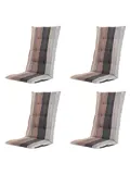 Nox - Kussen hoge rug - Set van 4
