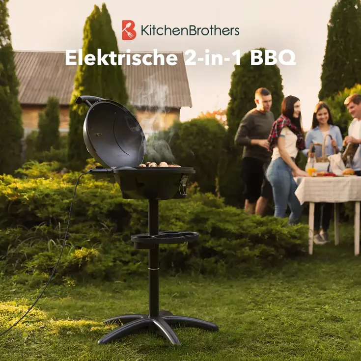 Elektrische BBQ – 2400W – Zwart