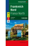 Wegenkaart Frankrijk Noord