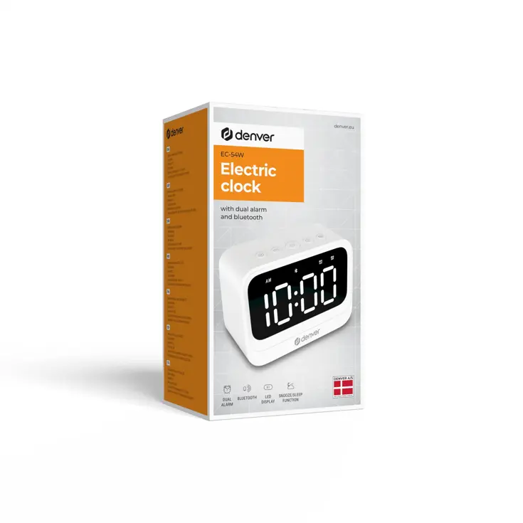 FM Klokradio Bluetooth Dual Alarm