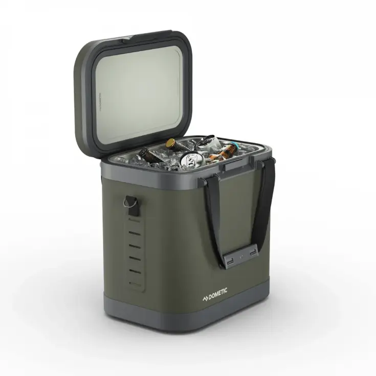 Zachte Koelbox Groot 21 Liter - Lichtgroen