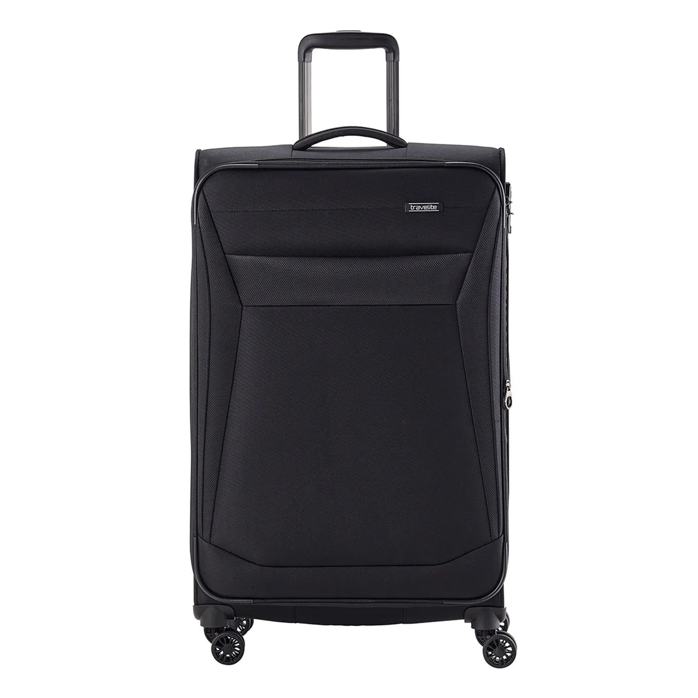 Travelite  Chios 4 Wiel Trolley L black Zwart  Zwart main product image