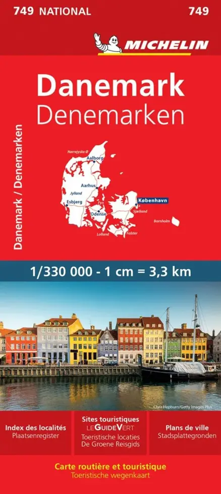 Wegenkaart National 749 Denemarken