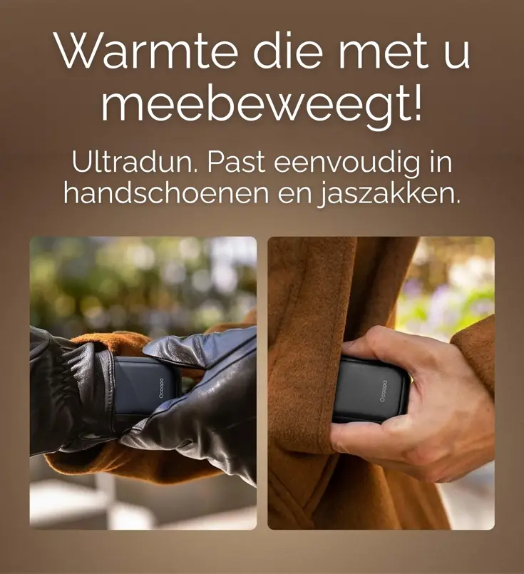 Herbruikbare Magnetische Handwarmers Oplaadbaar