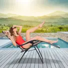 LifeGoods Opvouwbare Tuinstoelen