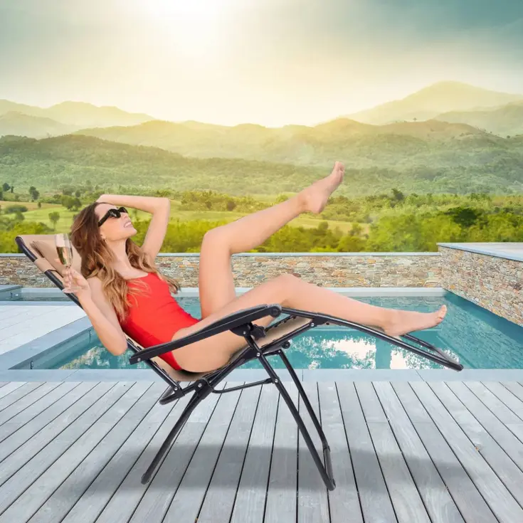 LifeGoods Opvouwbare Tuinstoelen