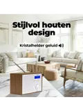 DAB46W DAB+/FM Radio Wekkerfunctie