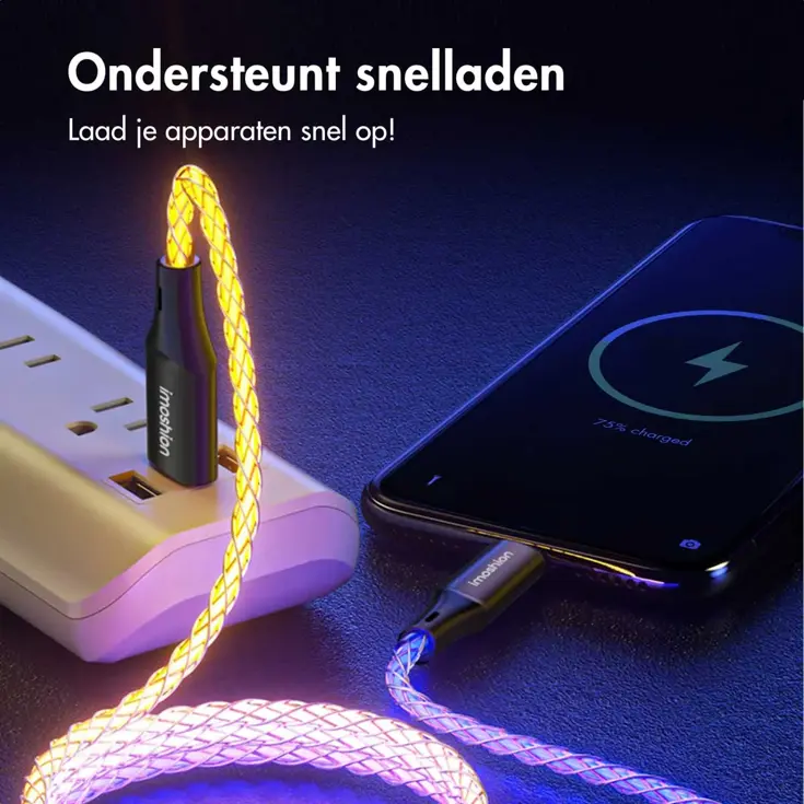 Lichtkabel 2m - Oplaadport-USB A