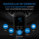 Donrox C542 Bandenpomp + Oplader + Batterij
