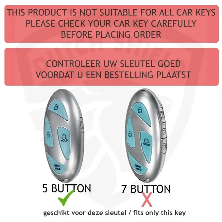 TPU Sleutelhoesje voor Hyundai zwart L5
