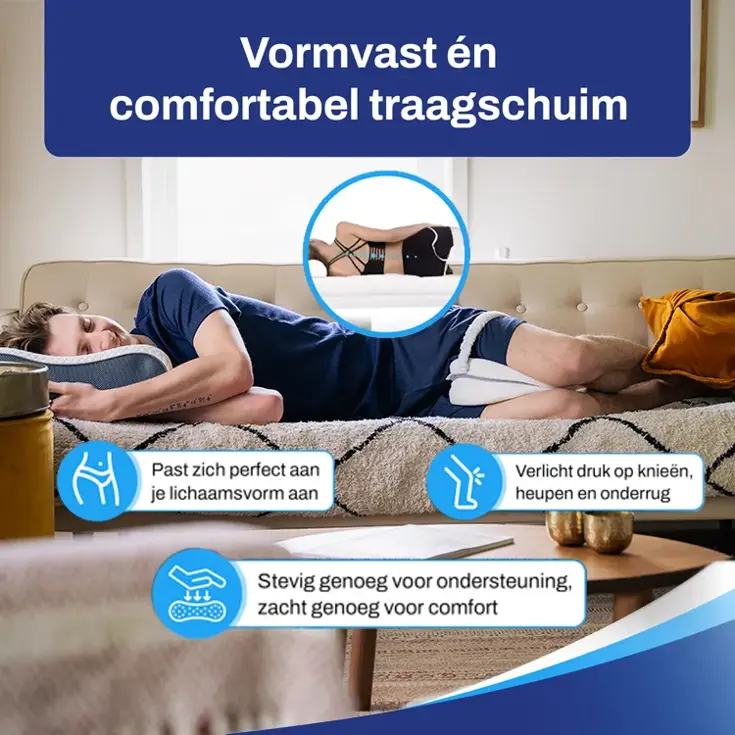 Orthopedisch Kniekussen voor in bed - Beenkussen