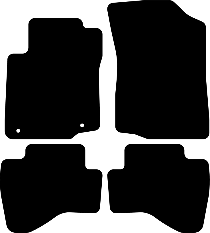 Rubber Matten Citroën C1 (2009-2014) - DuoGrip