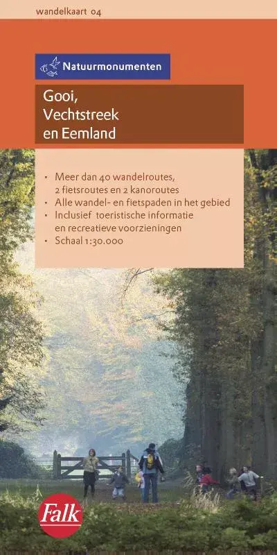 Wandelkaart SBB 04 Gooi, Vechtstreek en Eemland