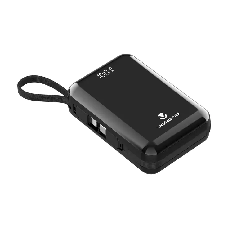 Powerbank 20.000 mAh met ingebouwde kabels