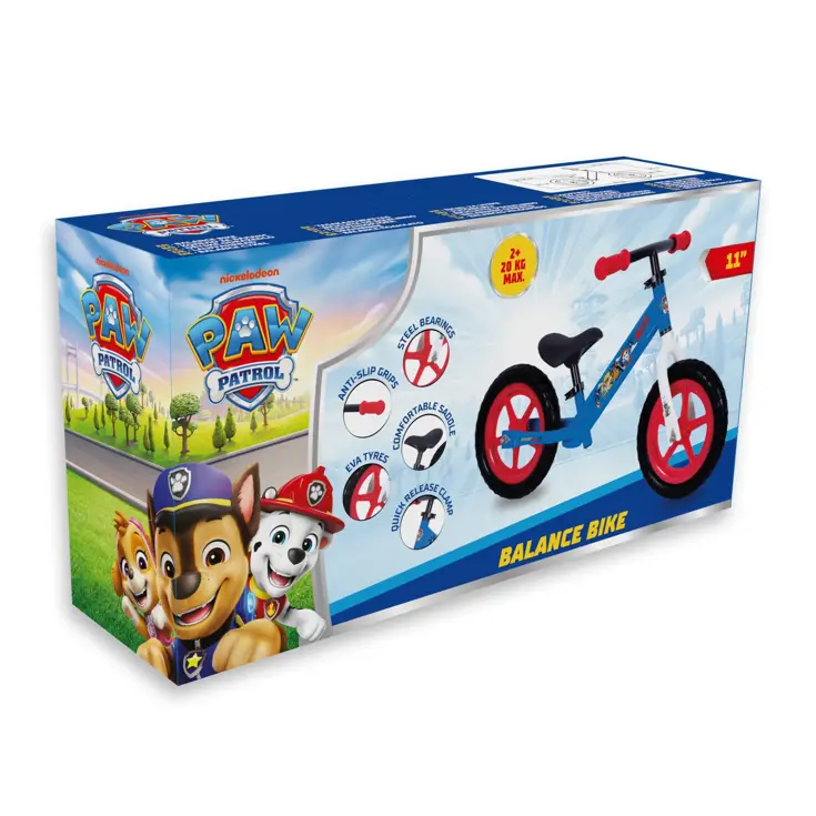 Loopfiets Paw Patrol - 11 inch - verstelbaar