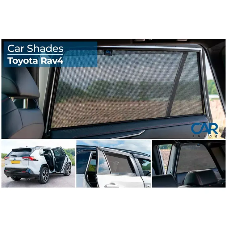 Toyota RAV-4 (5th Gen) 2018 - Zonneschermen achterportieren - Car Shades