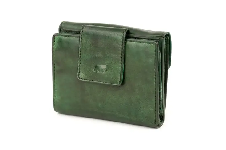 Jill - Portemonnee - Leer - Overslag - 9 pasjes