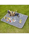 Picknickmand 24-delig met kleed 4-persoons