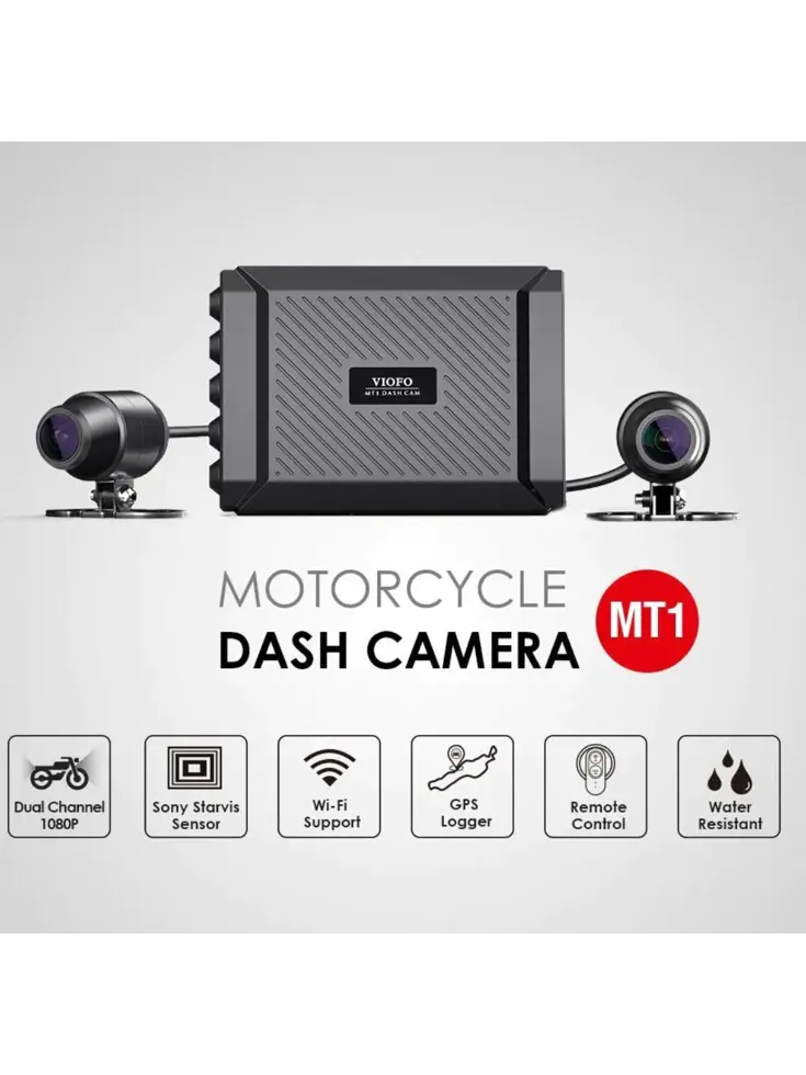 Viofo MT1 2CH Dual Wifi GPS 32gb motor dashcam