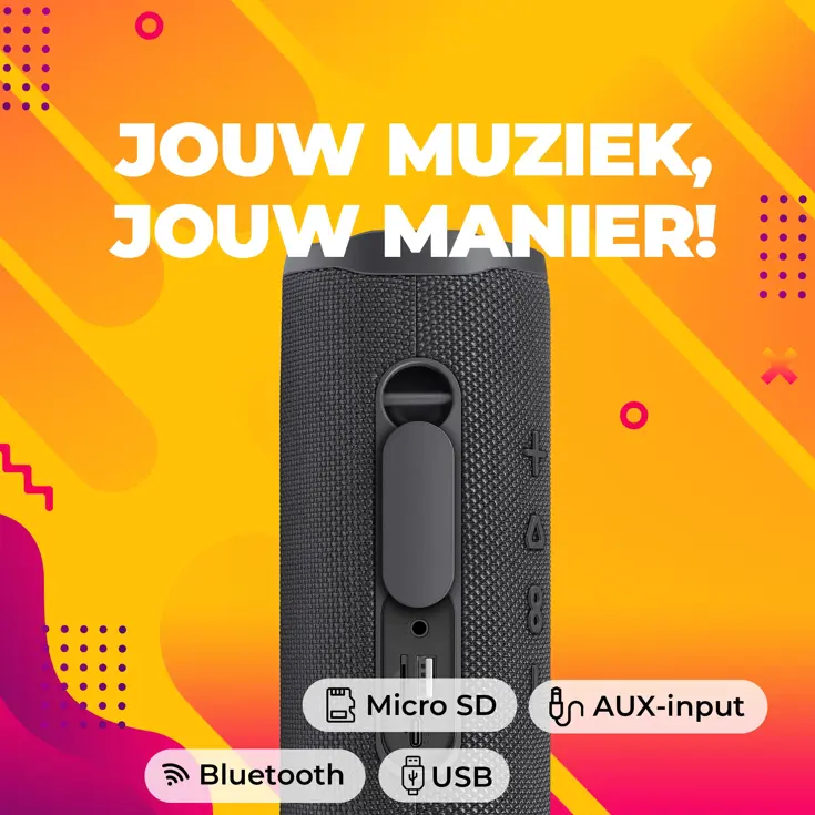 Bluetooth speaker TWS-pairing 200W Max output