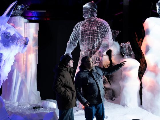 Impressie van Nederlands IJsbeelden Festival