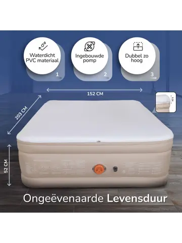 FLOAT Cloudspring - 2 Persoons Luchtbed