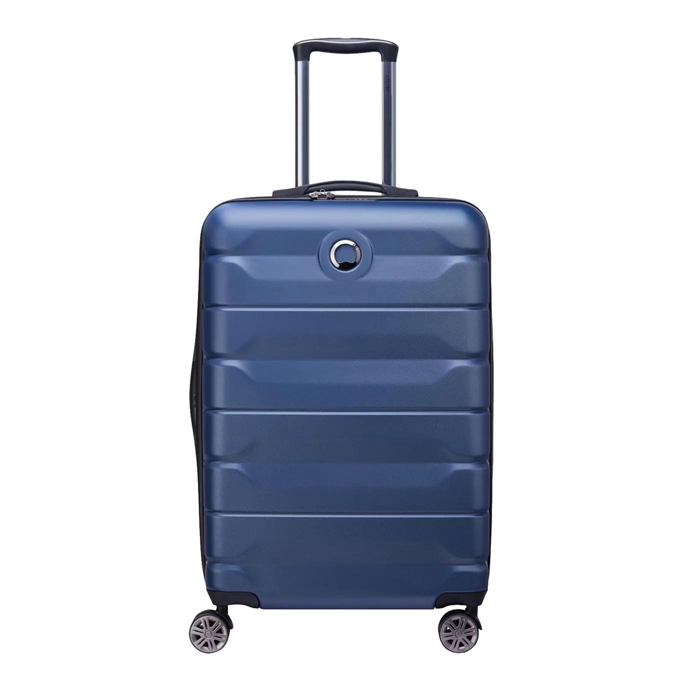 Delsey  4 wheel medium trolley 68 expandable  Blauw main product image