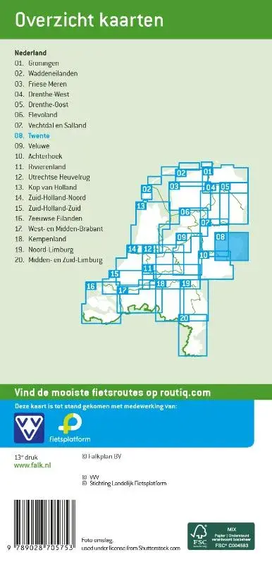 Falkplan fietskaart Twente 08