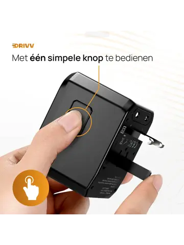 Universele Wereldstekker - Fast Charge