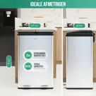 Avalo Prullenbak 2x30L - RVS
