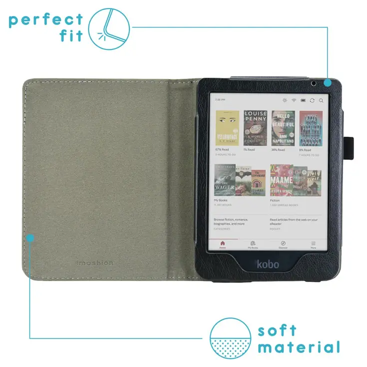 Vegan Leather Case - Kobo Clara Colour / BW