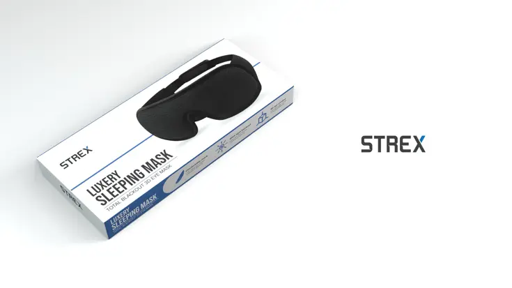 Strex Luxe Slaapmasker - 3D Ergonomisch