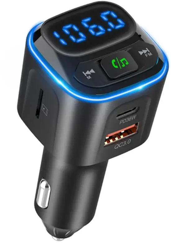 Wegman Bluetooth FM Transmitter Carkit USB-C