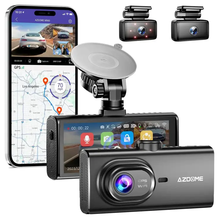 M560 3CH 4K Wifi GPS 128gb dashcam
