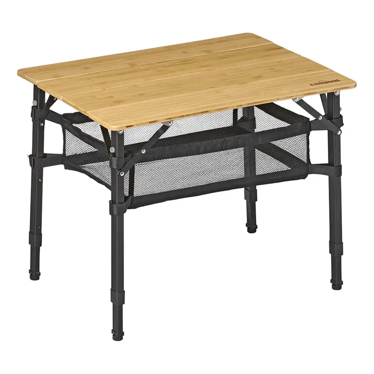 Inklapbare Tuintafel – 65x50 – Bamboe