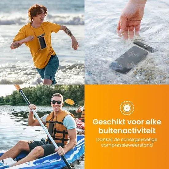 R2B Waterdicht Telefoonhoesje met Koord 2x