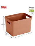 Sigma home - Opbergbox - 18L - 4-delig