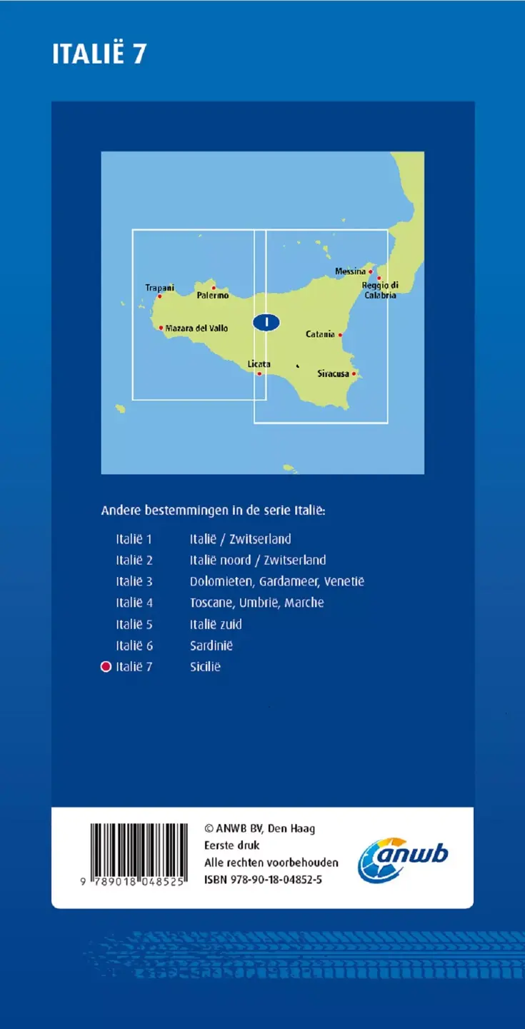 ANWB Wegenkaart Sicilië