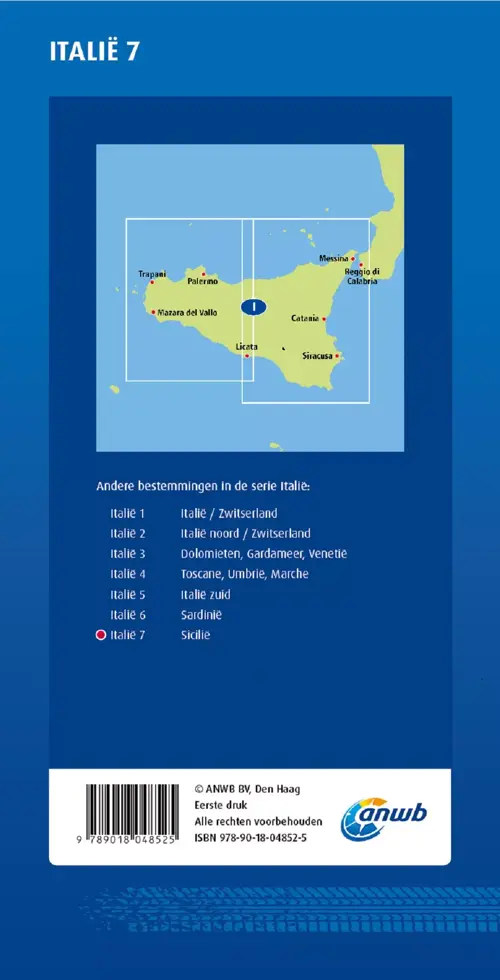ANWB Wegenkaart Sicilië