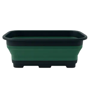 Afwasbak - 8L Groen - Opvouwbaar - Hem