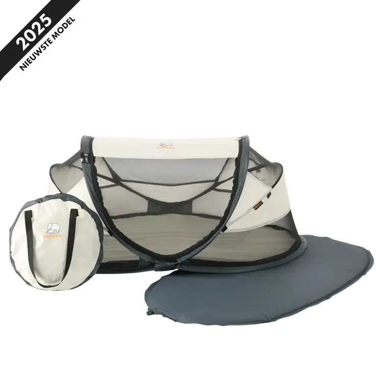 Baby luxe campingbedje - Zelfopblaasbare matras