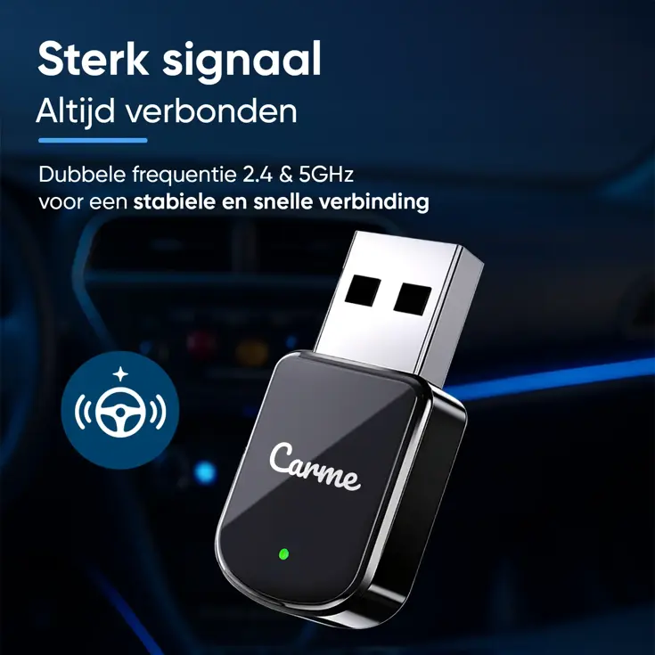 Mini 2-in-1 CarPlay & Android Auto Dongle V3