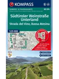 Wandelkaart WK074 Südtiroler Weinstrasse
