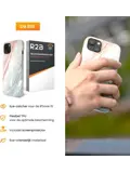 R2B iPhone 15 Hoesje Marmer + Screenprotector