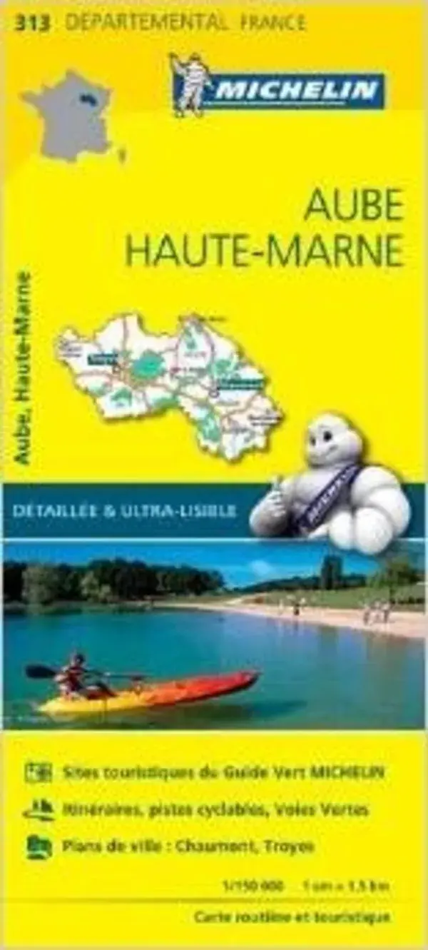 Wegenkaart Local 313 Aube - Haute-Marne