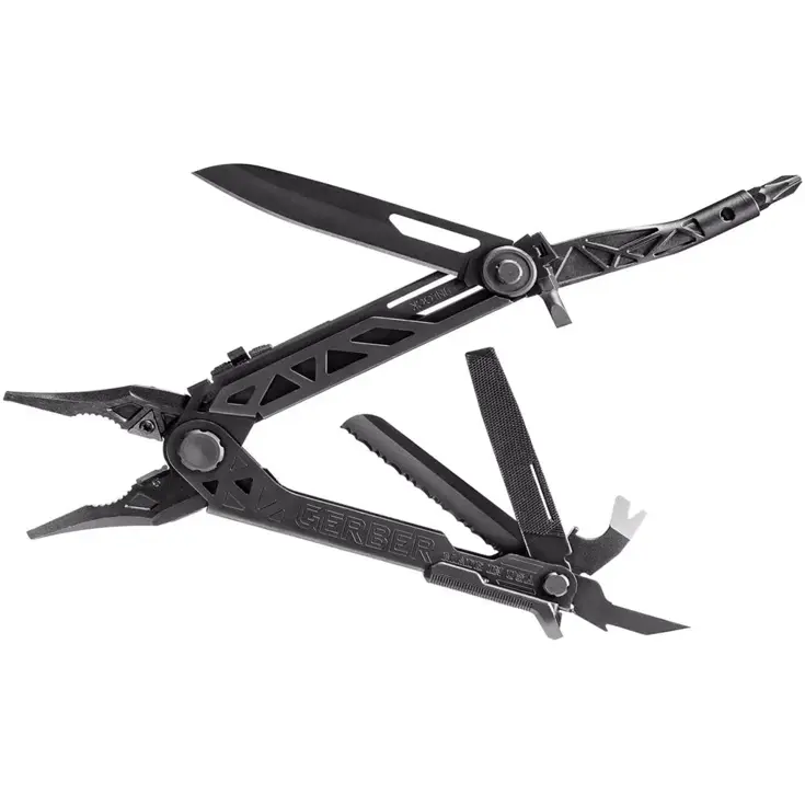 Multitool met 15 functies en draagclip