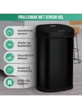 Avalo Prullenbak met Sensor 50L - RVS