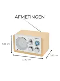 FM radio AUX input Retro design