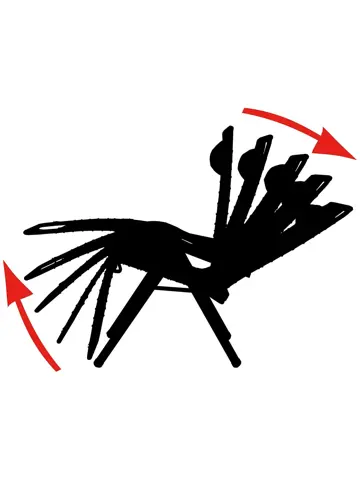 Relaxstoel AL/232 Deluxe Donker grijs