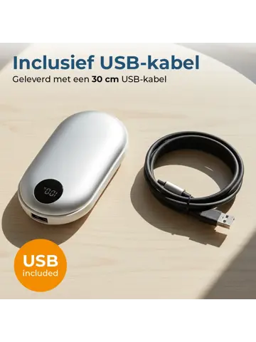 PBH4003S Powerbank met handverwarm functie